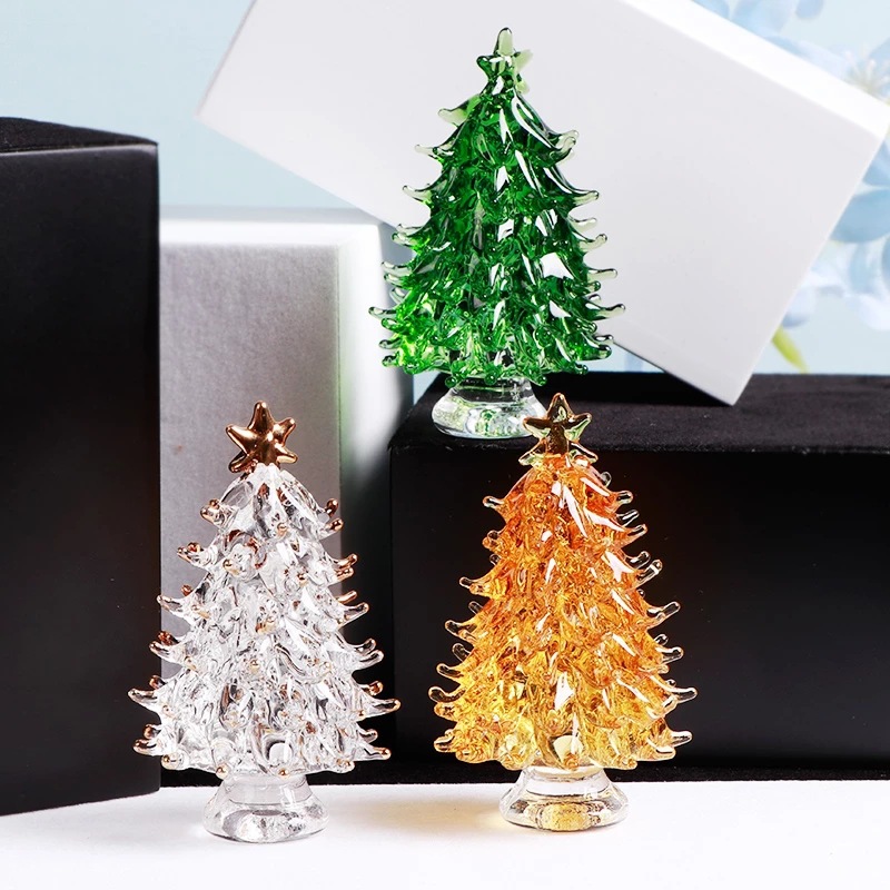 Paper Weight Crystal - 2026 Christmas tree K9 Crystal Tree
