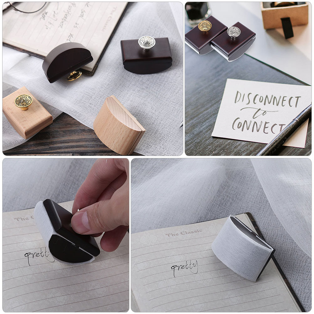 2Pcs Portable Wood Rocker Blot - Ink Blotter Paper review and price