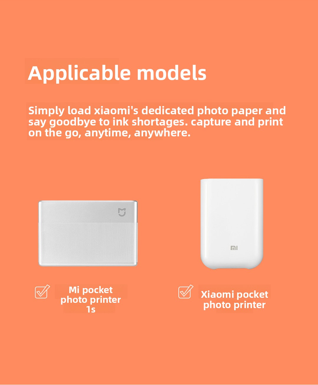 Mijia Pocket Photo ZINK Sticke - Ink Blotter Paper review and price
